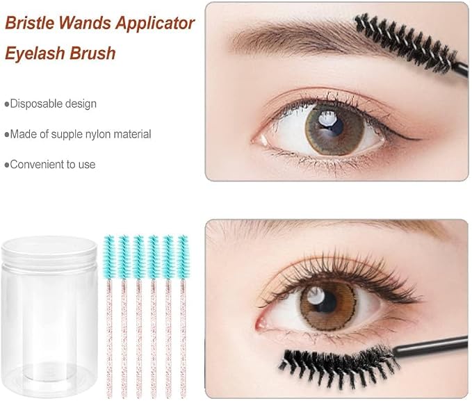 PCS Mascara Wands Spoolie Brush Eyebrow (Assorted color)