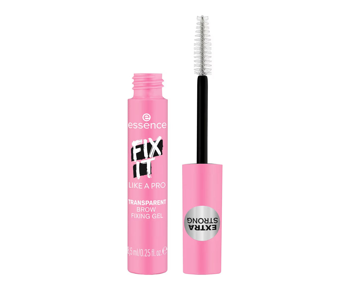 Essence Fix It Like A Pro Transparent Brow Fixing Gel Lightweight Formula Holds Brows in Place All Day With Natural Finish