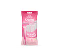 QUEEN For Women 5 Disposable Razors Triple Blades Rubber Handle plus Lubricating strip Swivel head