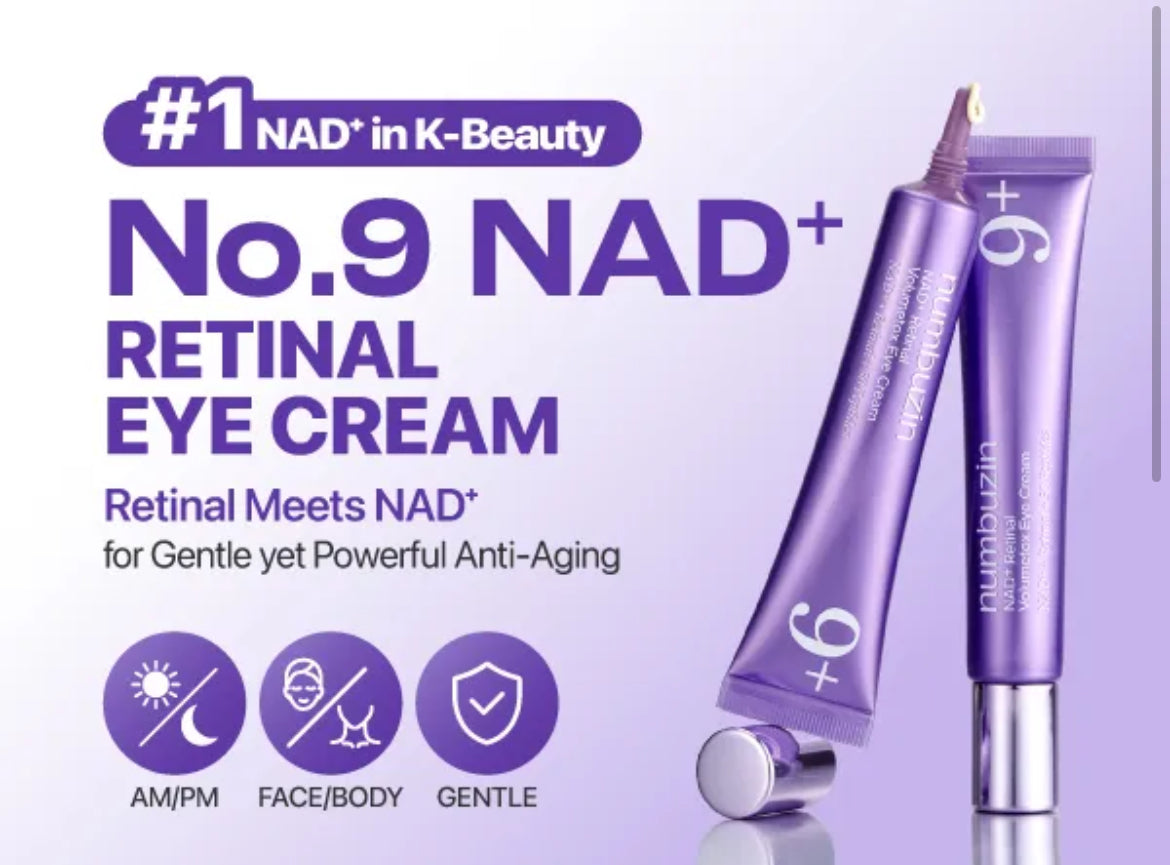 numbuzin - No.9 NAD+ Retinal Volumetox Eye Cream Tube Type