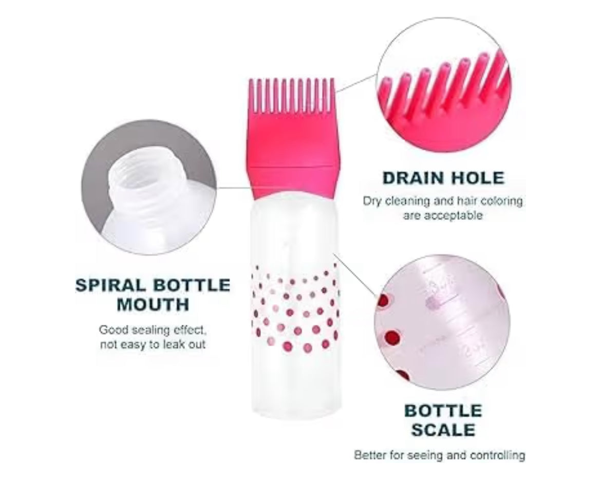 Plastic Hair Oil Dispenser