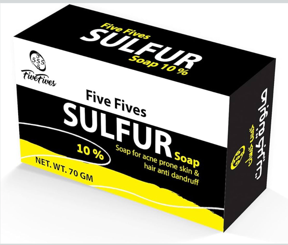 Five Fives Sulfur Soap 10% - 70 gm
