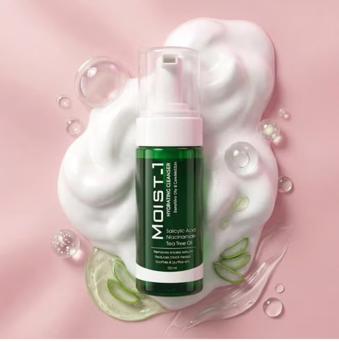 Moist -1 Hydrating foam cleanser