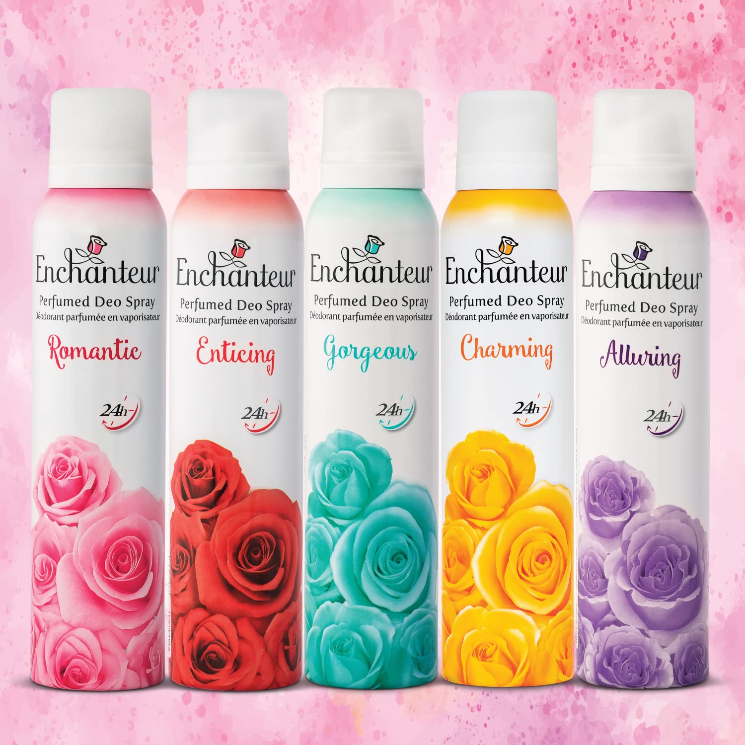 Enchanteur Perfumed Deodorant 150ml - Long-lasting Odor Protection Spray for 24 Hours of Allure