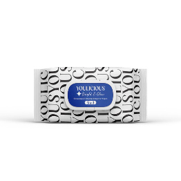 Youlicious Bright & Glow Cleansing And Make Up Remover Wipes- 50 wipes