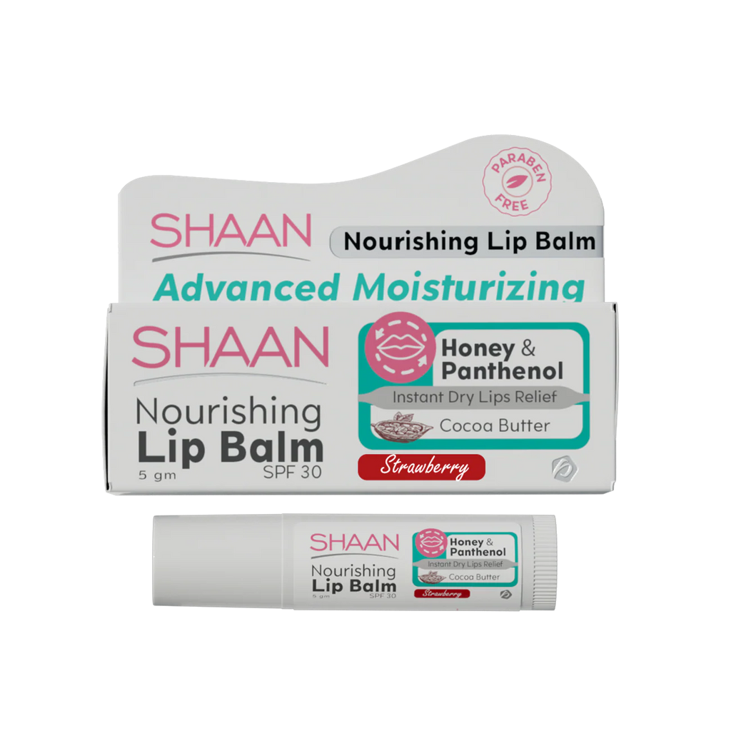 Shaan Nourishing Lip Balm Strawberry 5Gm