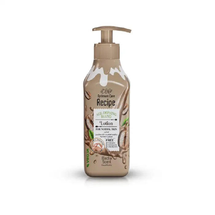 Eva Recipe Age Defying Blend Lotion For Normal Skin Mocha Scent 370 Ml