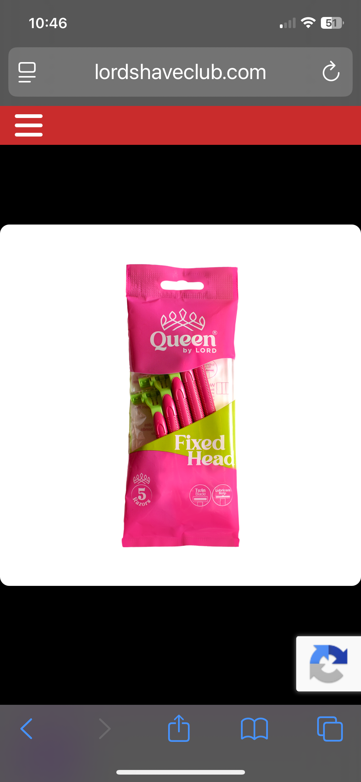 Queen” For Women 5 Disposable Razors