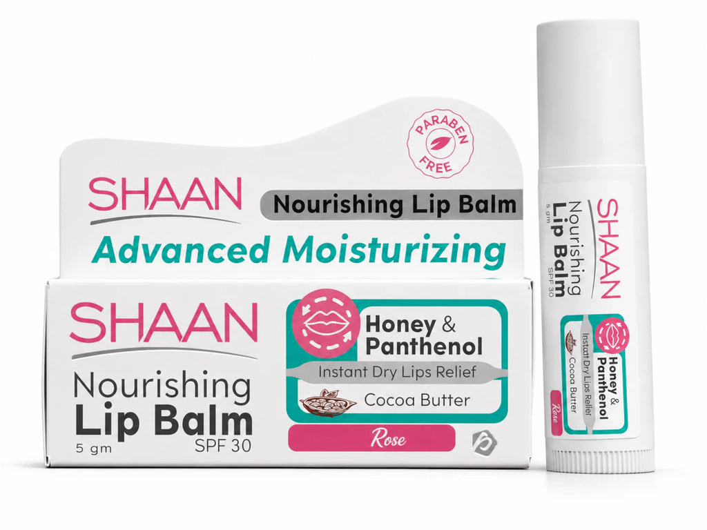 SHAAN NOURISHING LIP BALM ROSE 5GM