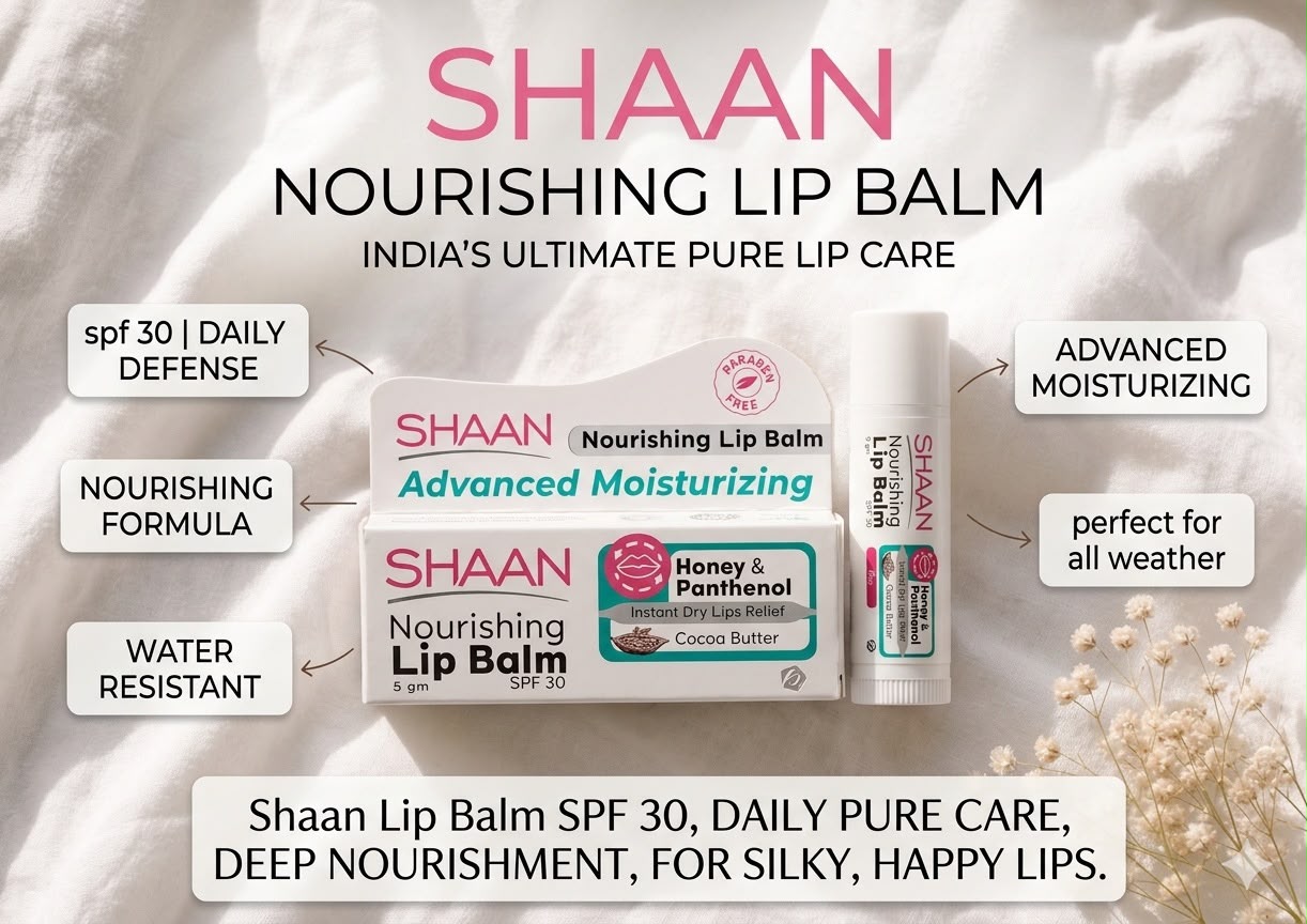 SHAAN NOURISHING LIP BALM ROSE 5GM