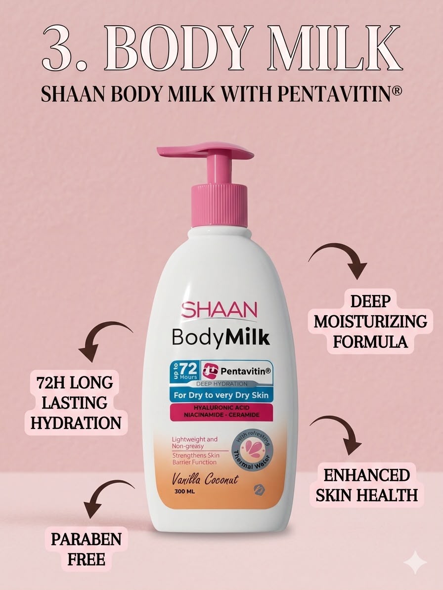 Shaan Body Milk Vanilla Coconut 300 ml