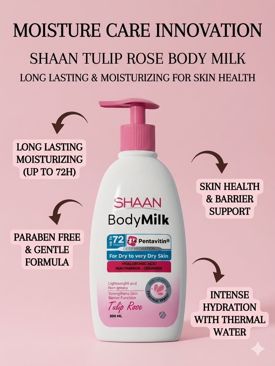 Shaan Tulip rose body milk 300 ml