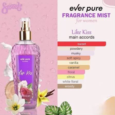 Ever pure body splash 236ml